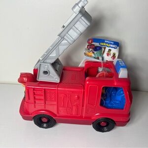 Little People Fire Truck with Ladder Lights Sounds Toddler Toy